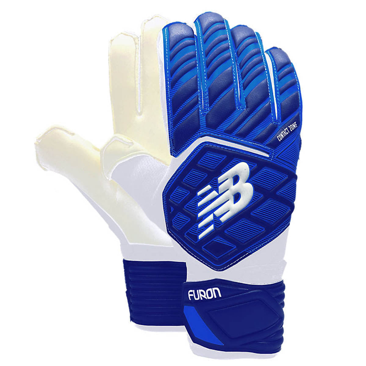 New Balance Unisex Furon Dynamite Replica Gk Gloves Soccer Gloves Goal Kick Soccer 6 Blue/White 
