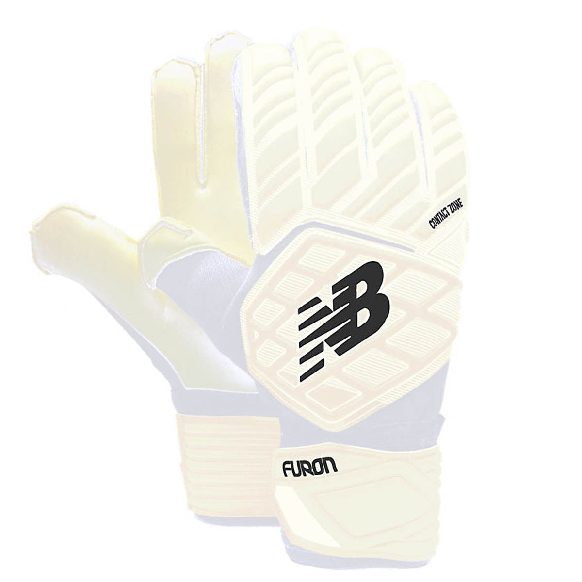 New Balance Unisex Furon Dynamite Replica Gk Gloves Soccer Gloves Goal Kick Soccer 6 White/White 