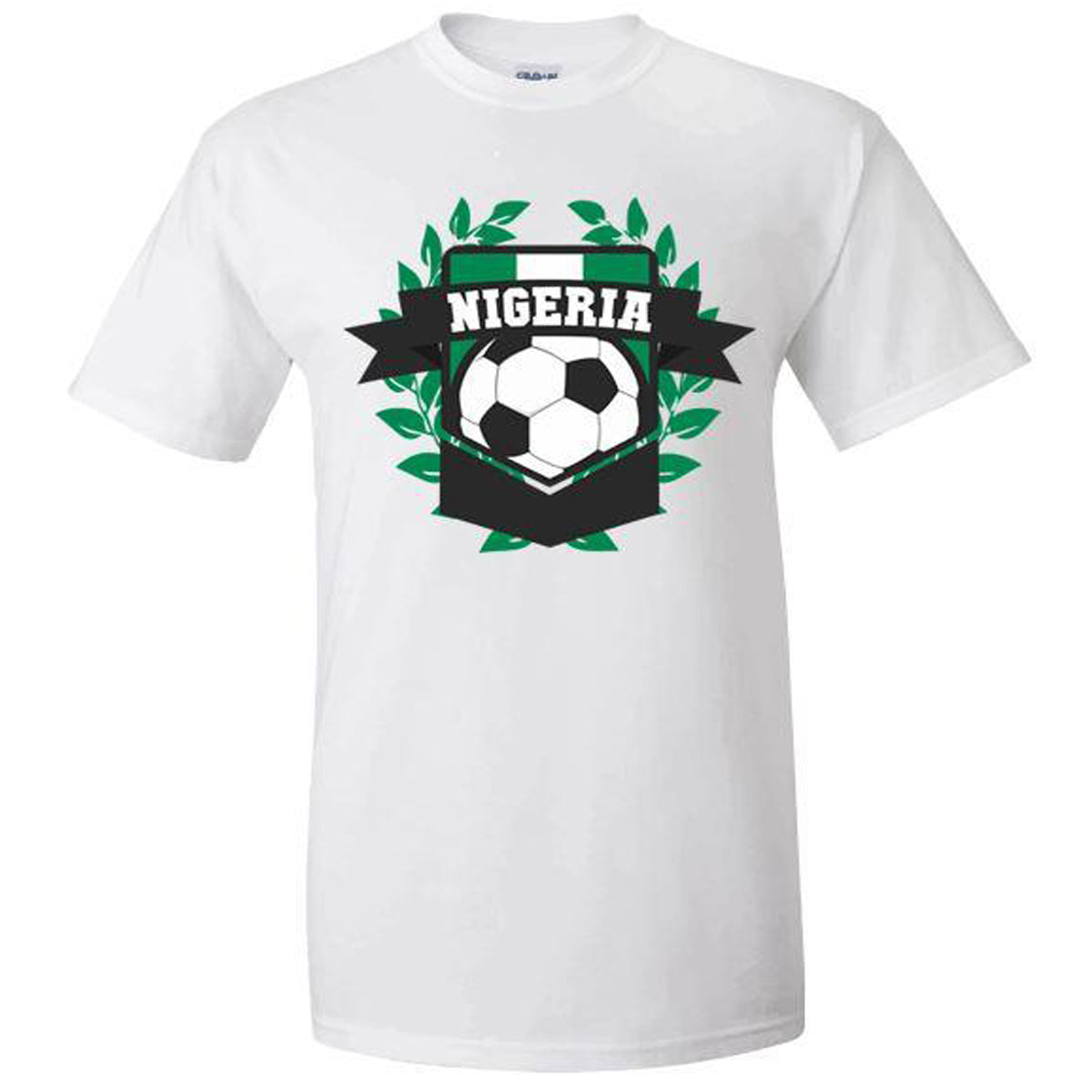 Nigeria World Cup 2022 Spirit Tee | Various Designs Shirt 411 Leaves Youth Medium Youth