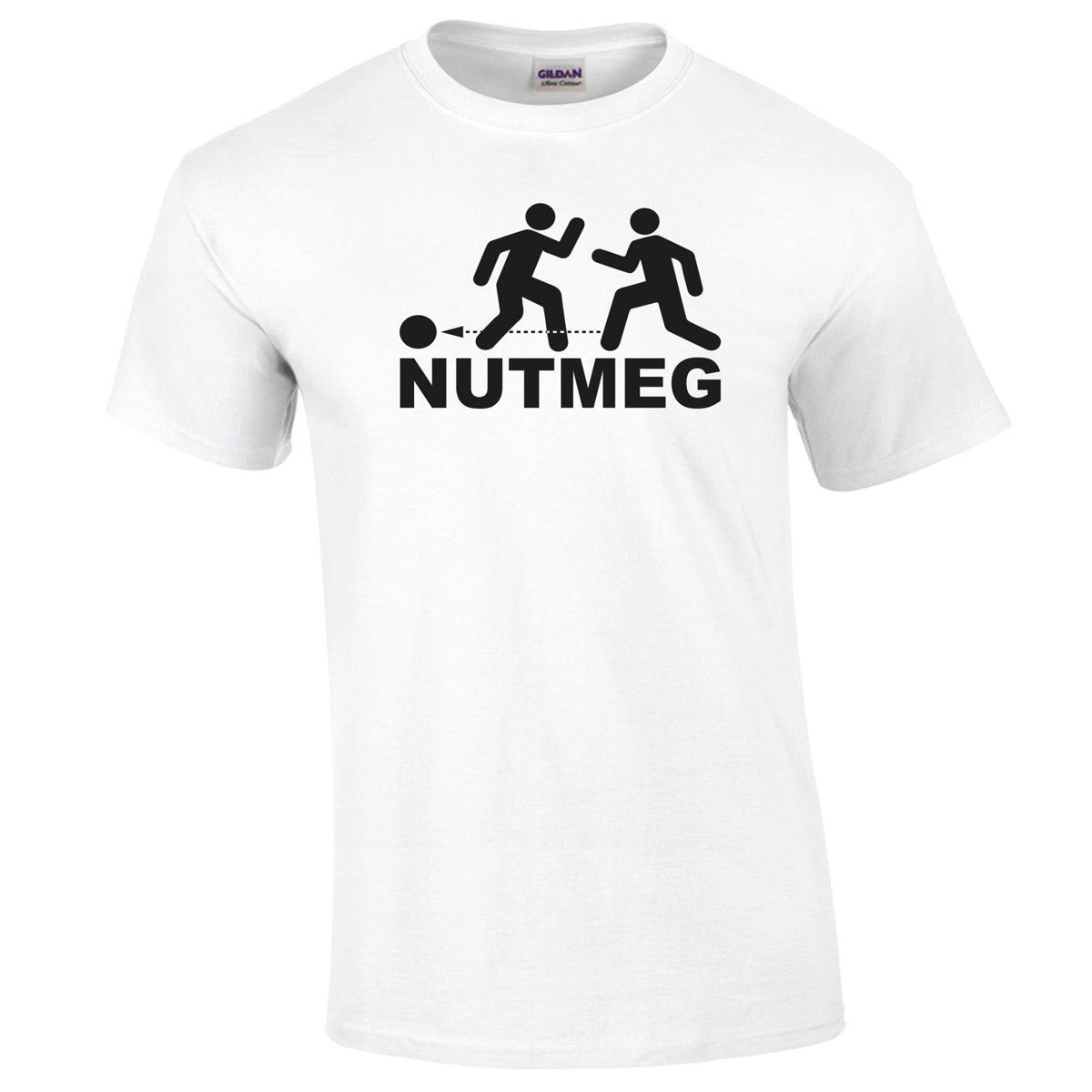 Nutmeg Soccer T-Shirt T-shirts 411 Youth Medium White Youth