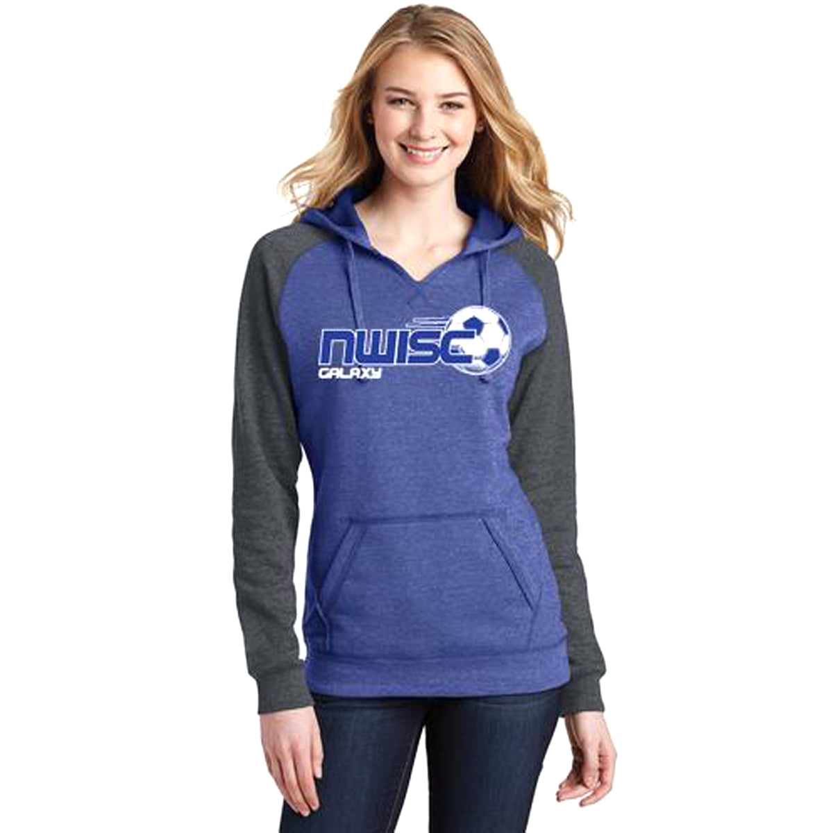 NWISC Galaxy Women&#39;s District Hooded Sweatshirt Hooded Sweatshirt Goal Kick Soccer Womens XS 