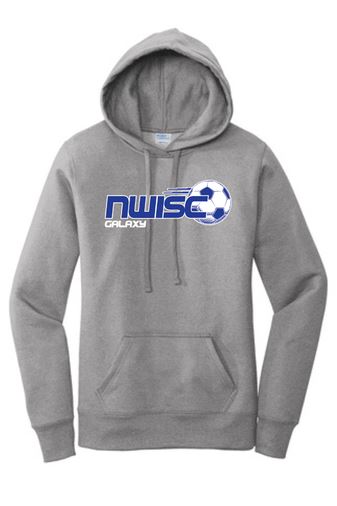 NWISC Galaxy Women&#39;s Hooded Sweatshirt Hooded Sweatshirt Goal Kick Soccer Womens XS Heather Grey 