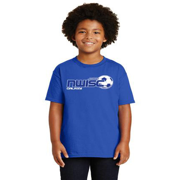 NWISC Galaxy Youth Gildan Short Sleeve Apparel Goal Kick Soccer Youth XS (6-8) 