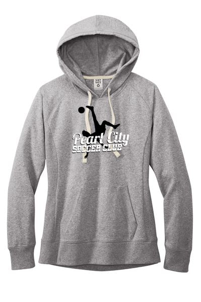 Pearl City Soccer Club Women&#39;s District Re-Fleece Hoodie Shirt Goal Kick Soccer X-Small Light Grey 