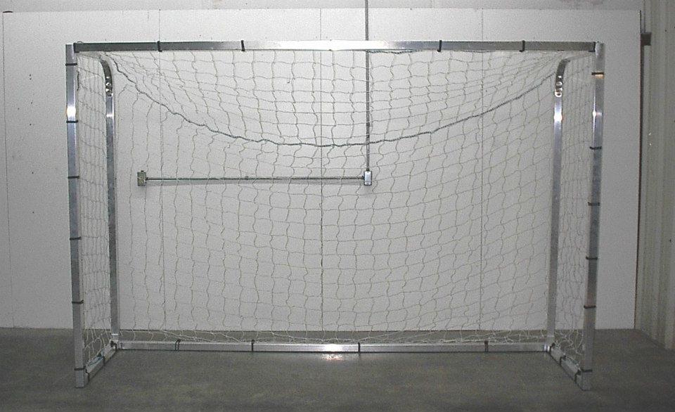 Pevo Futsal Goal Series (Indoor) Goals Goal Kick Soccer Practice - FUTSAL - 2" Square White 