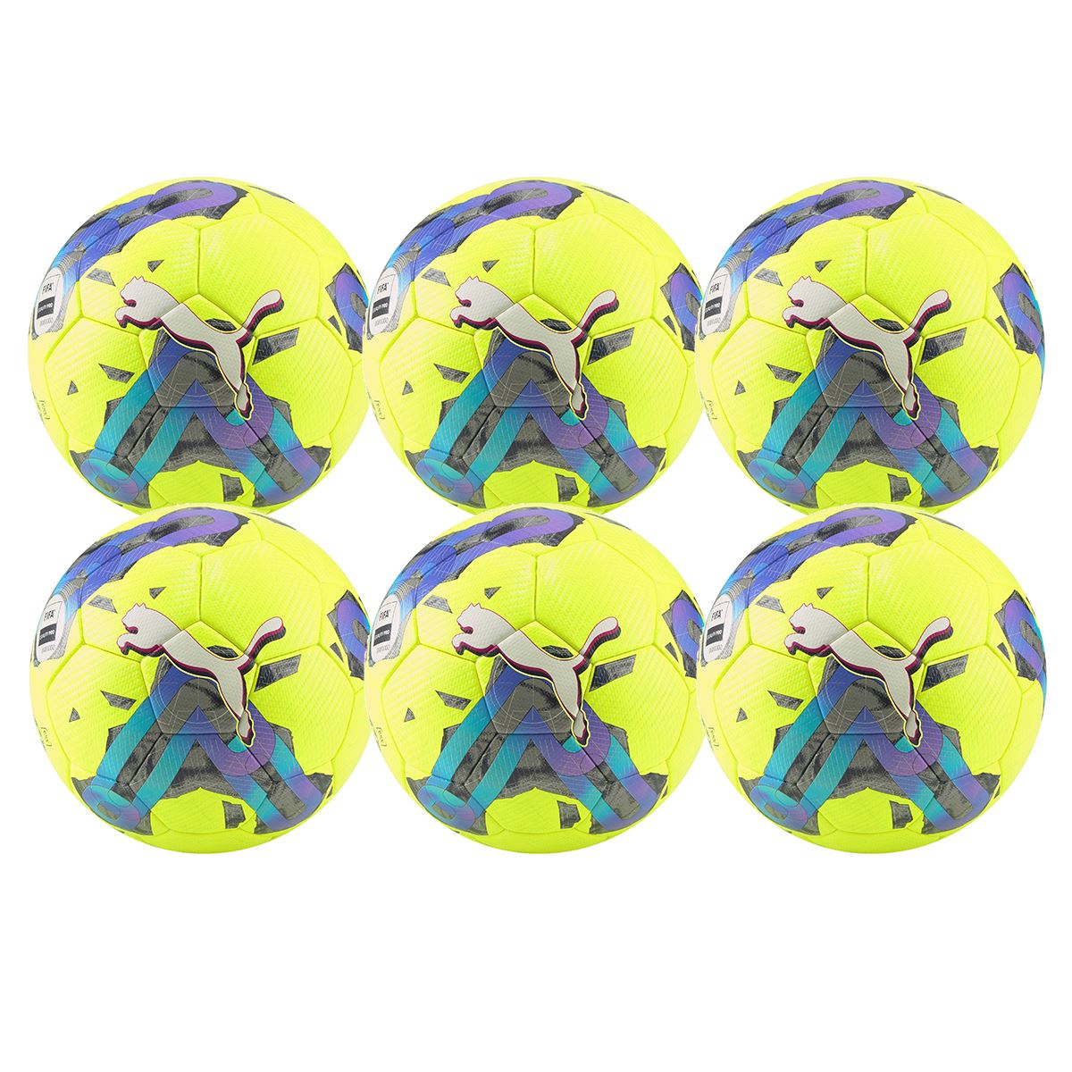 Puma Orbita 2 TB FIFA Quality Pro Yellow | 08377502 - 6 Packs Soccer Balls Puma 