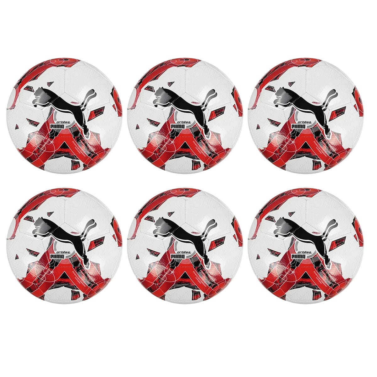 Puma Orbita 6 MS 6 Packs | 08378702 Soccer Ball Puma 3 White 