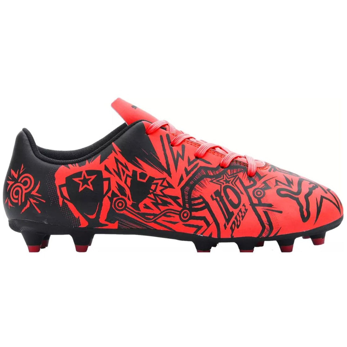 Puma Youth Tacto II FG Soccer Cleats | 10750001 Soccer Shoes Puma 1 Red 