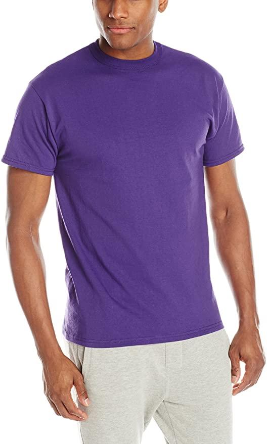 Russell Athletic Men's Short-Sleeve Cotton T-Shirt T-Shirt Russell Athletic Adult 2X-Large Purple 