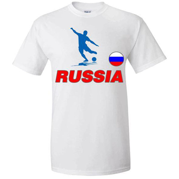 Russia World Cup 2022 Spirit Tee | Various Designs Shirt 411 Striker Youth Medium Youth
