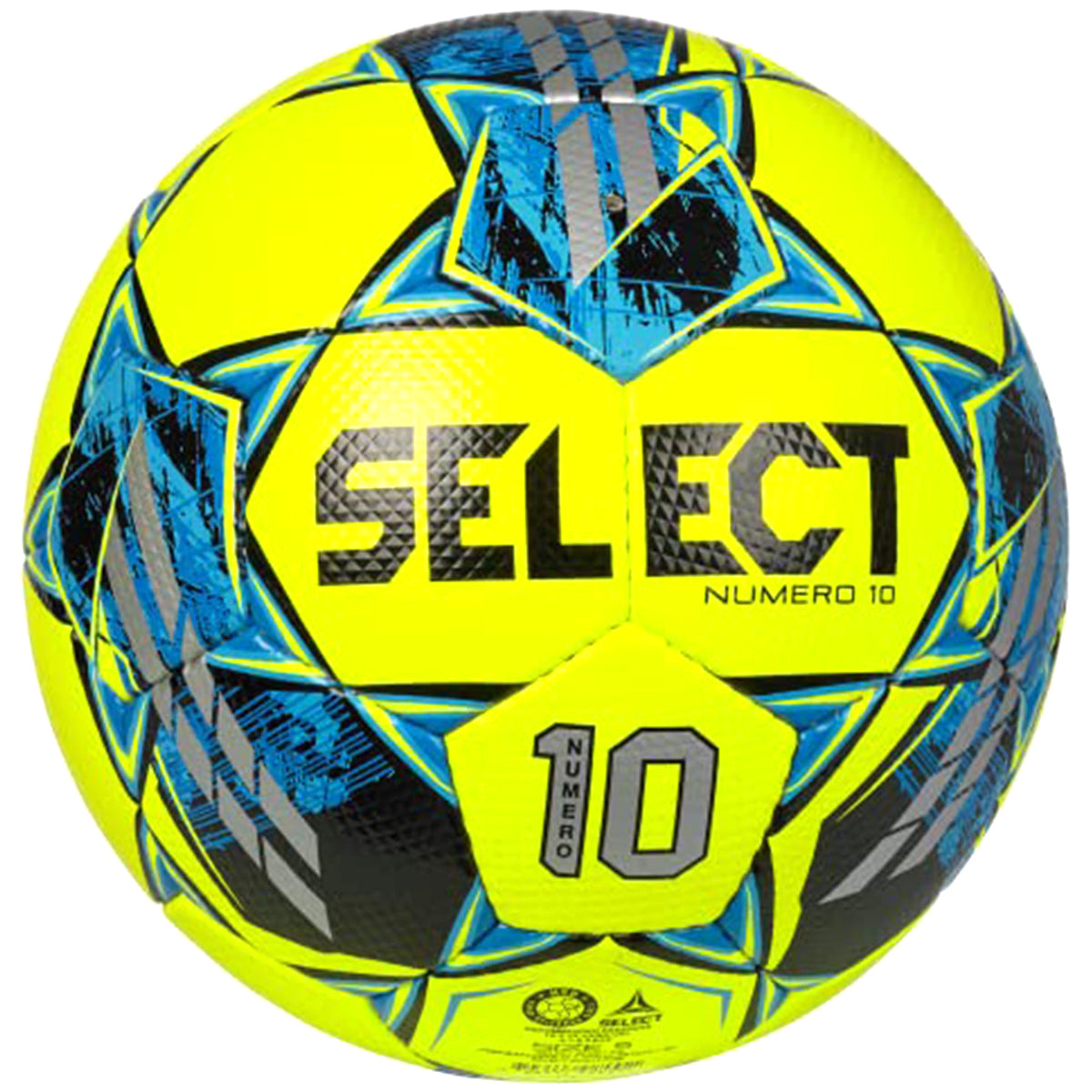 SELECT Numero 10 V22 Soccer Ball Soccer Balls Select 5 Yellow/Blue 
