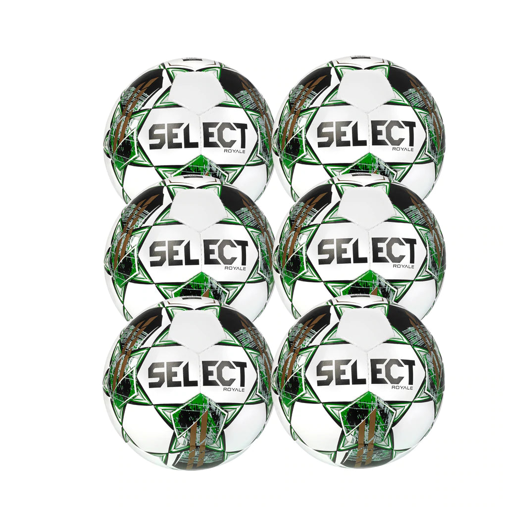 Select Royale V22 Pack - 6 Balls Soccer Ball Select 5 Green 