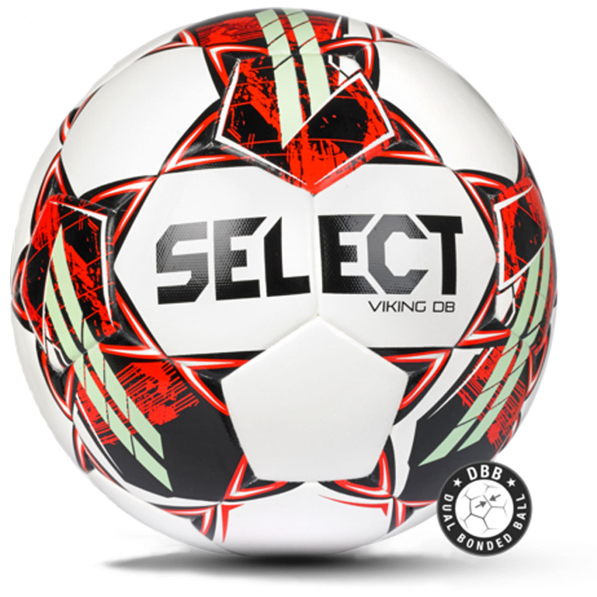 Select Viking DB v22 Soccer Ball Soccer Balls Select 5 White/Red 