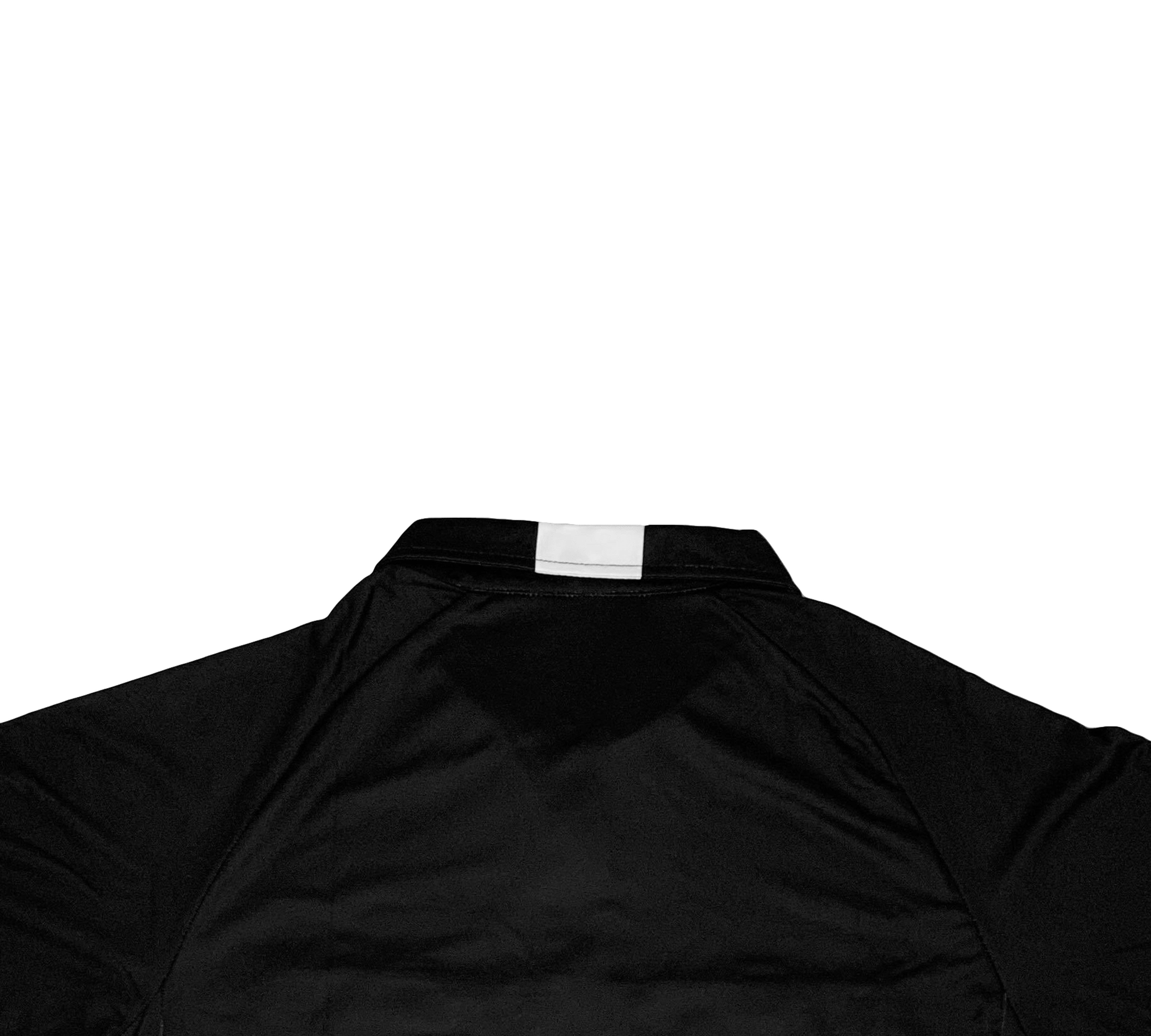 Mitre Soccer Referee Jersey Black and White, Large 
