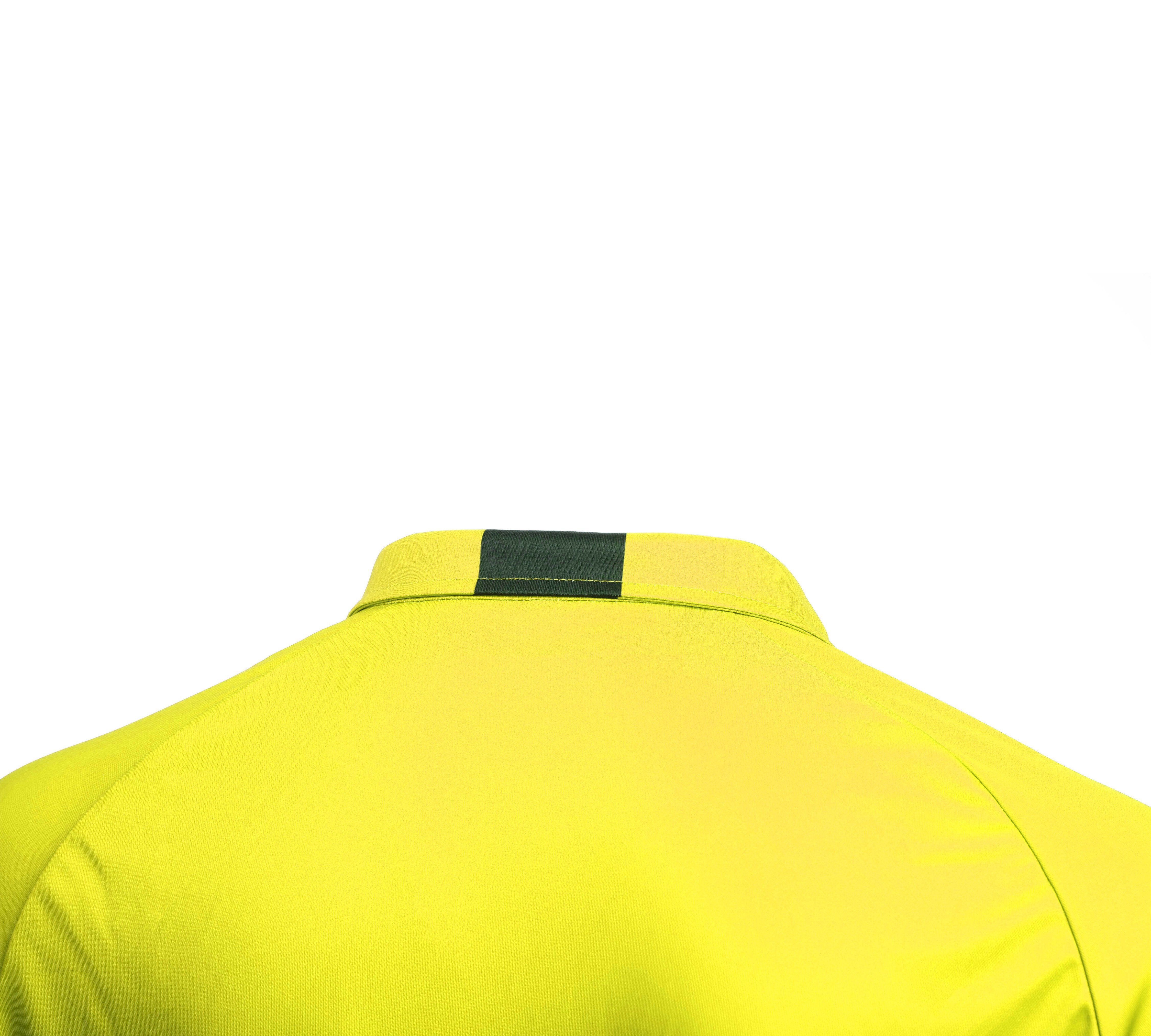 NCAA Men's Yellow Short Sleeve Soccer Referee Shirt