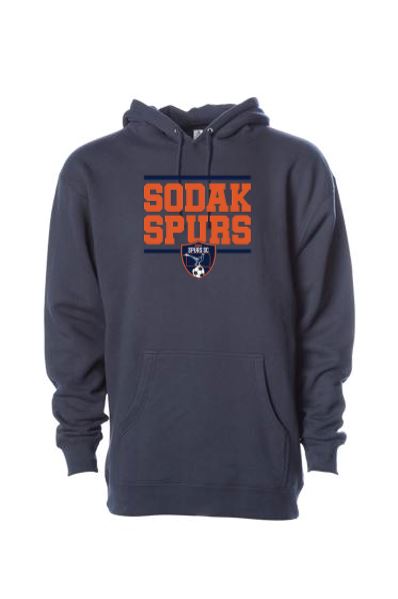 SoDak Independent Trading Co. Hooded Pullover Sweatshirt | Old Logo Goal Kick Soccer 2XL 