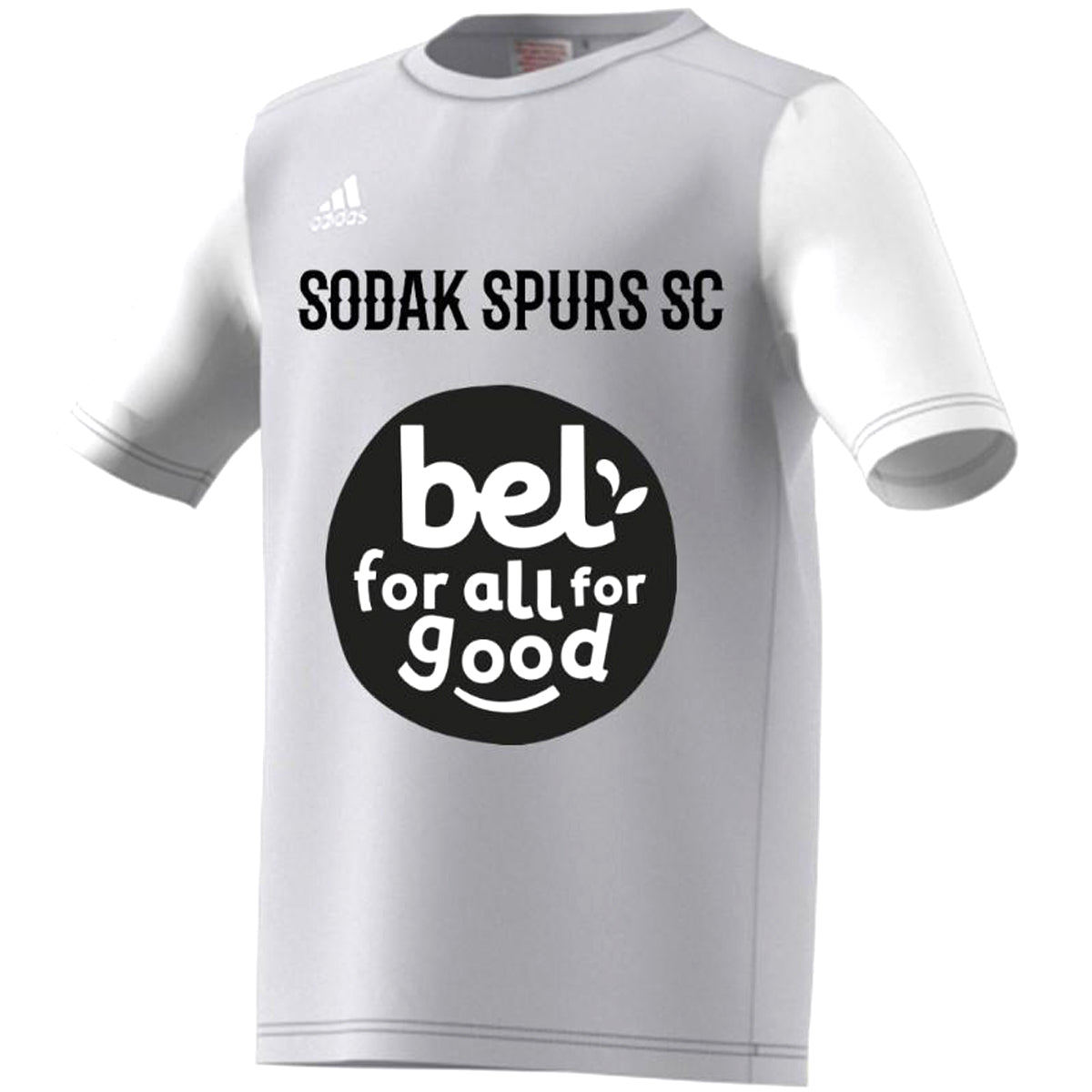 SoDak Soccer Club | Men&#39;s Estro 19 Jersey Jersey Adidas Men&#39;s Small (Womens Medium Sub) Light Grey 