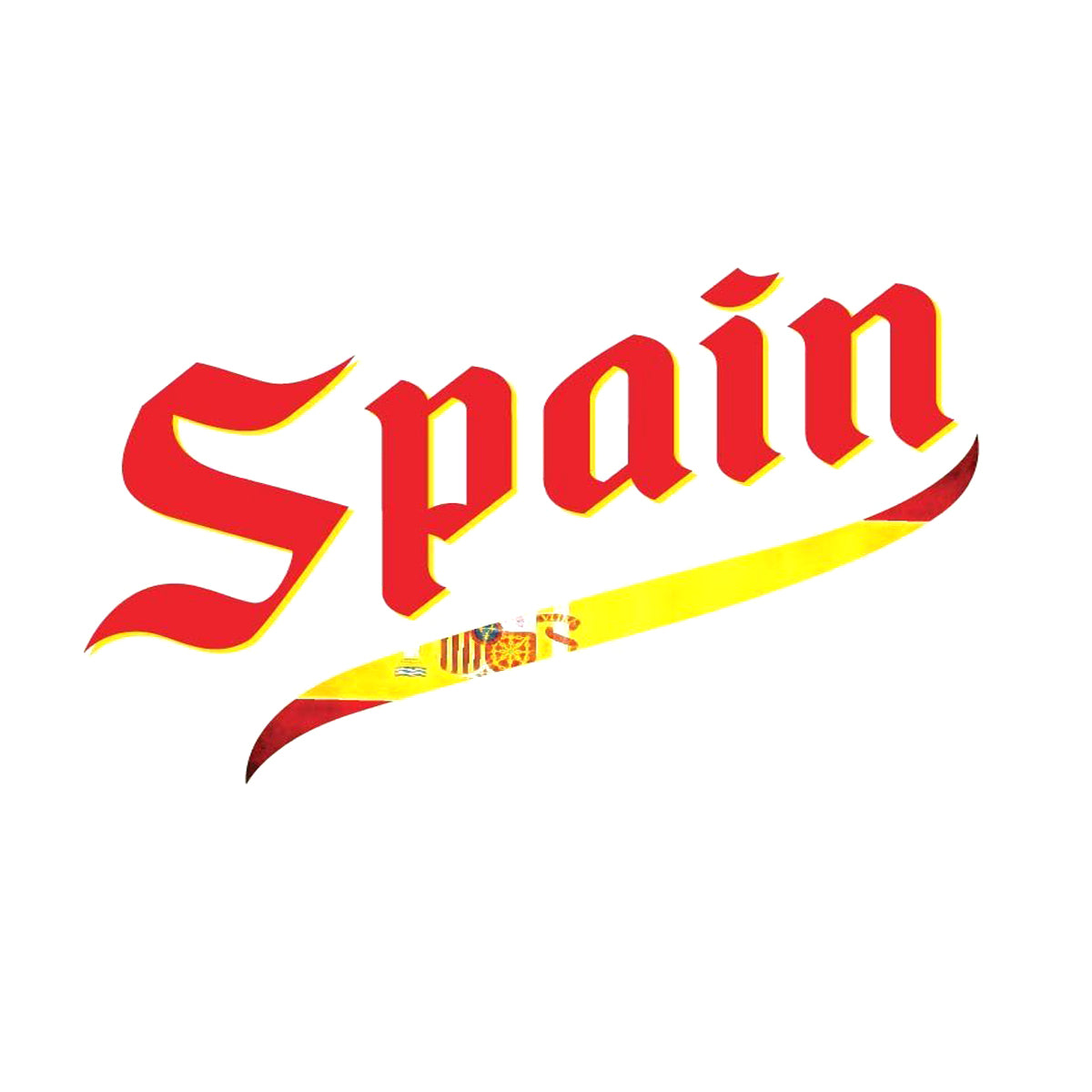 Spain Script World Cup 2022 Printed Tee T-shirts 411 