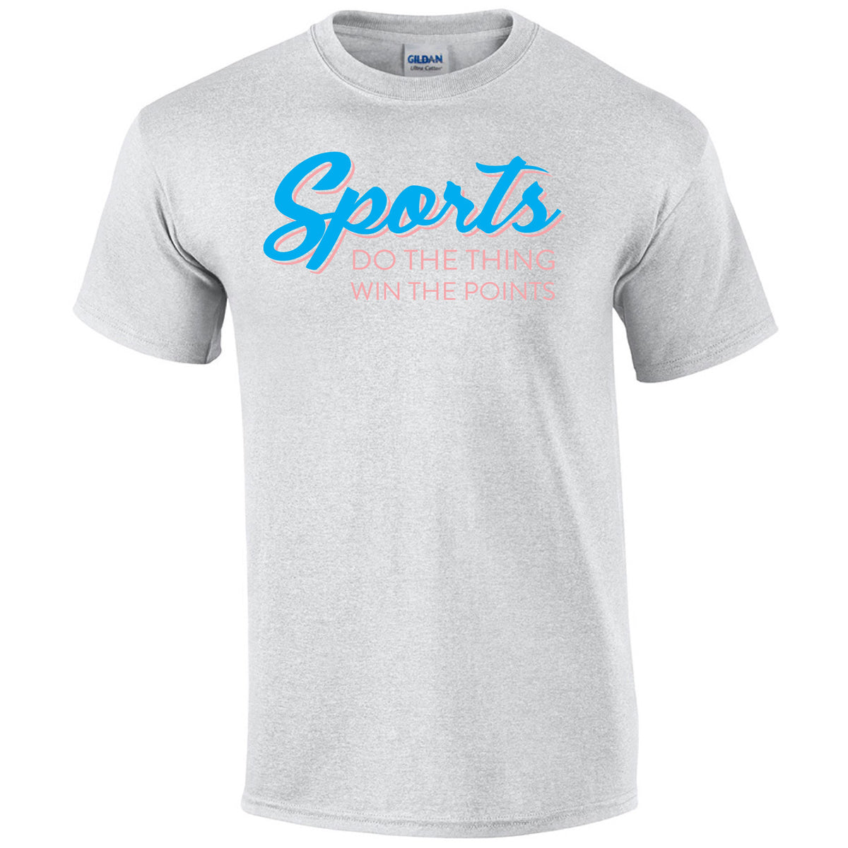 Sports: Do The Thing Win The Points Printed Tee Humorous Shirt 411 Youth Medium Ash Youth