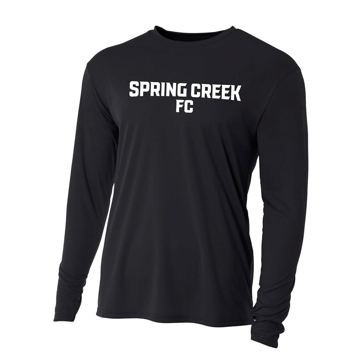 Spring Creek FC &#39;23-&#39;24 A4 Travel Shirt Jersey Adidas Youth Small Black 