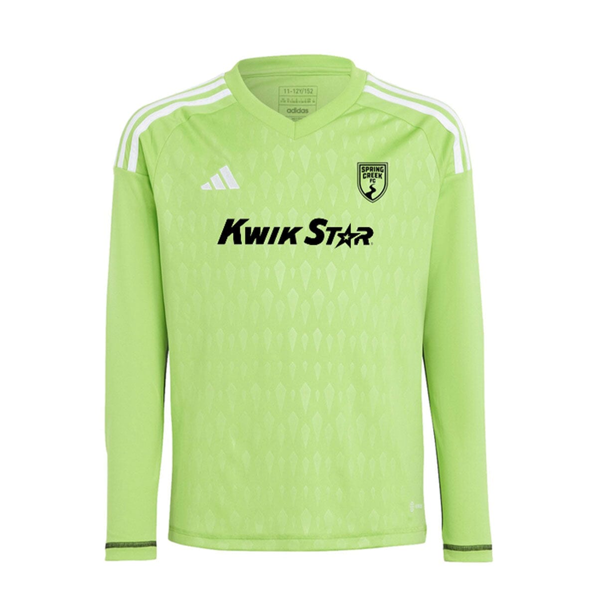 Spring Creek FC '23-'24 Competition Gk Jersey -Sol Green Jersey Adidas Youth Medium (10-12) Sol Green 