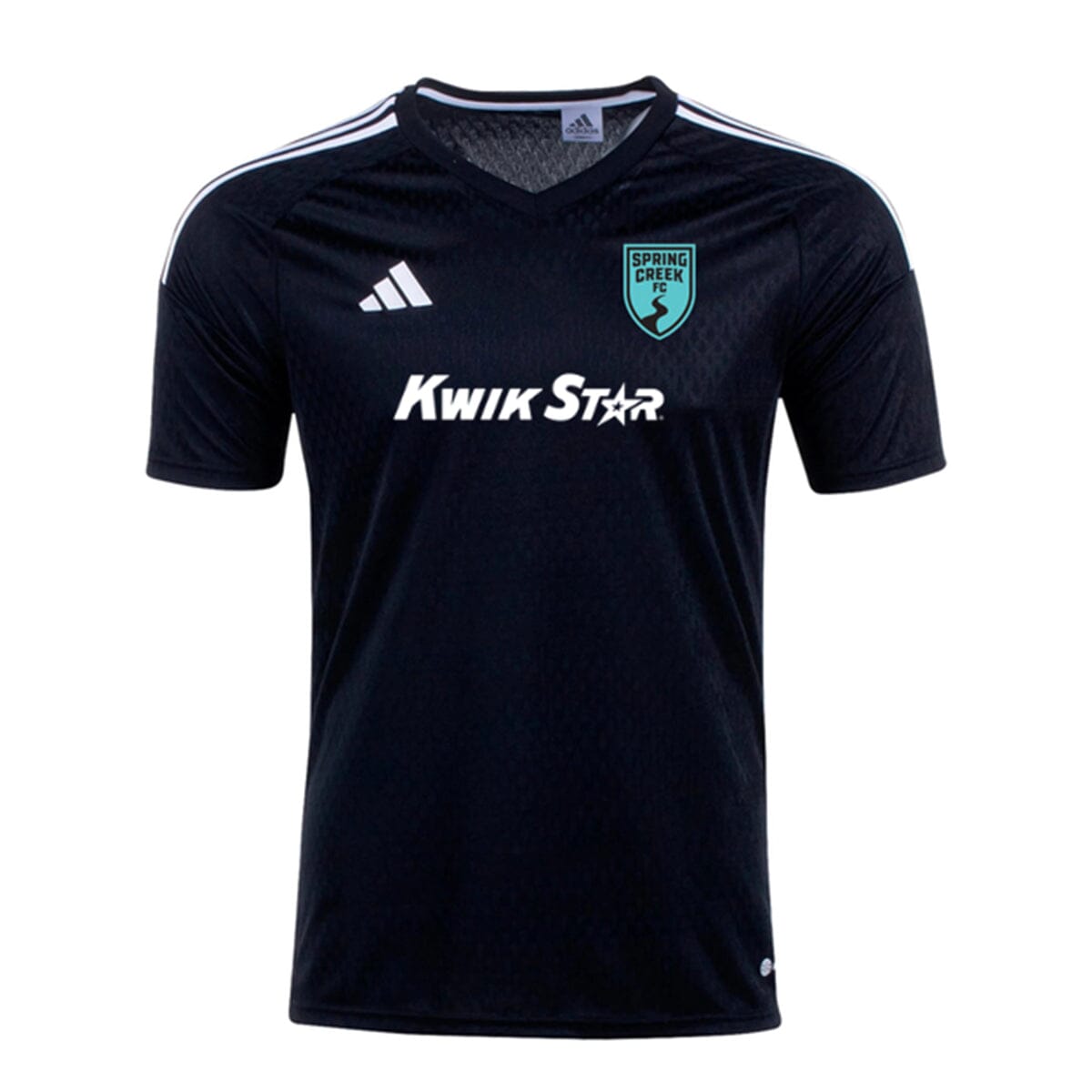Spring Creek FC &#39;23-&#39;24 Select Competition Match Jersey - Black Jersey Adidas Youth Small (8) Black 