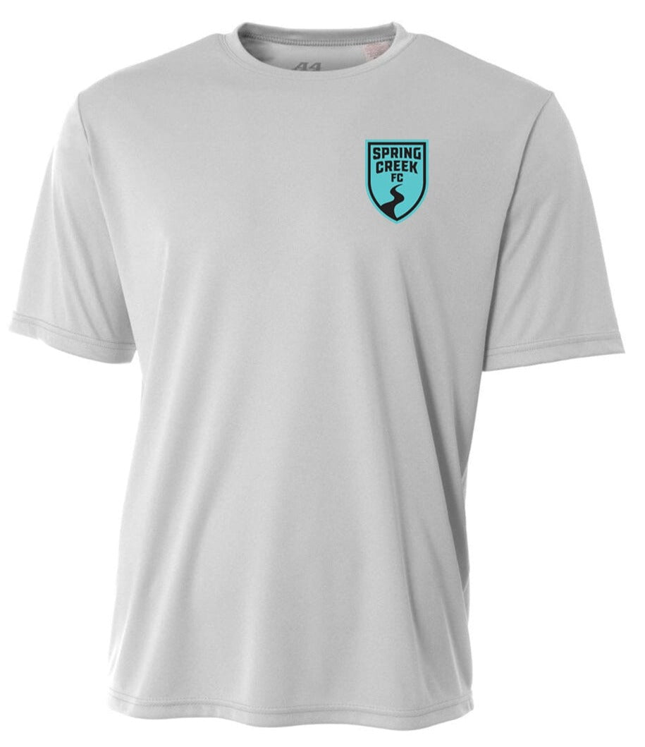Spring Creek FC &#39;23-&#39;24 Training Top Jersey Adidas Youth Small Silver 