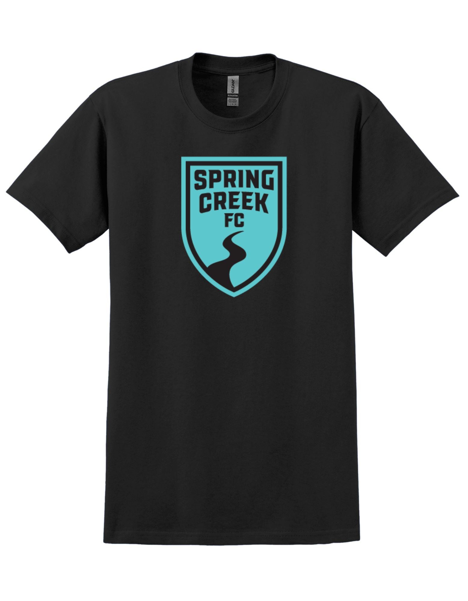 Spring Creek FC | Men's Short Sleeve t-shirt Goal Kick Soccer Black Men's Small 