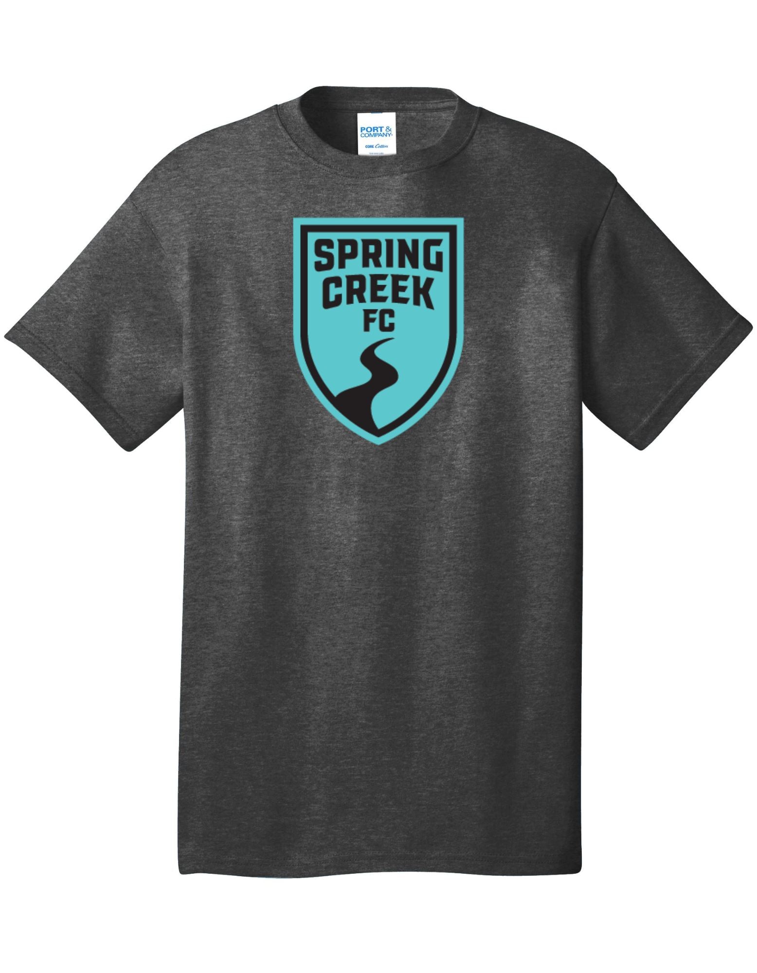 Spring Creek FC | Men's Short Sleeve t-shirt Goal Kick Soccer Charcoal Men's Small 
