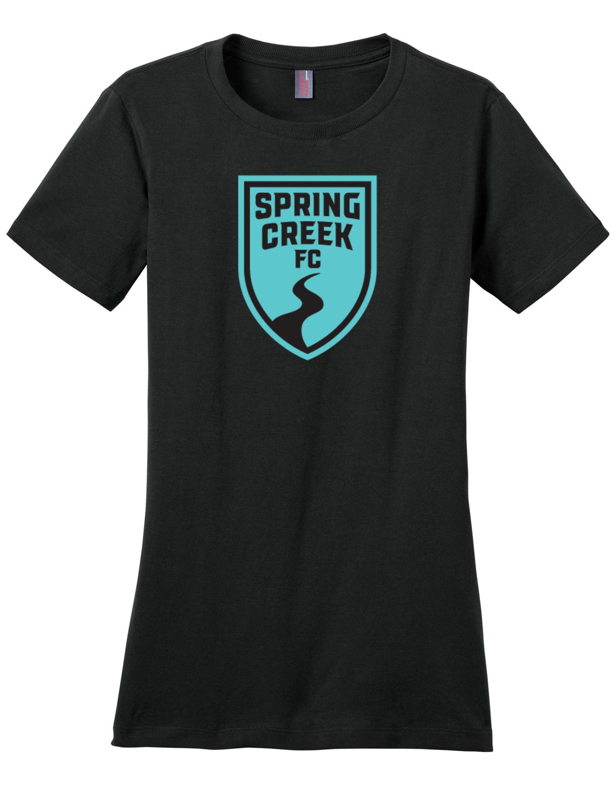 Spring Creek FC | Women&#39;s Short Sleeve t-shirt Goal Kick Soccer Black Women&#39;s Small 