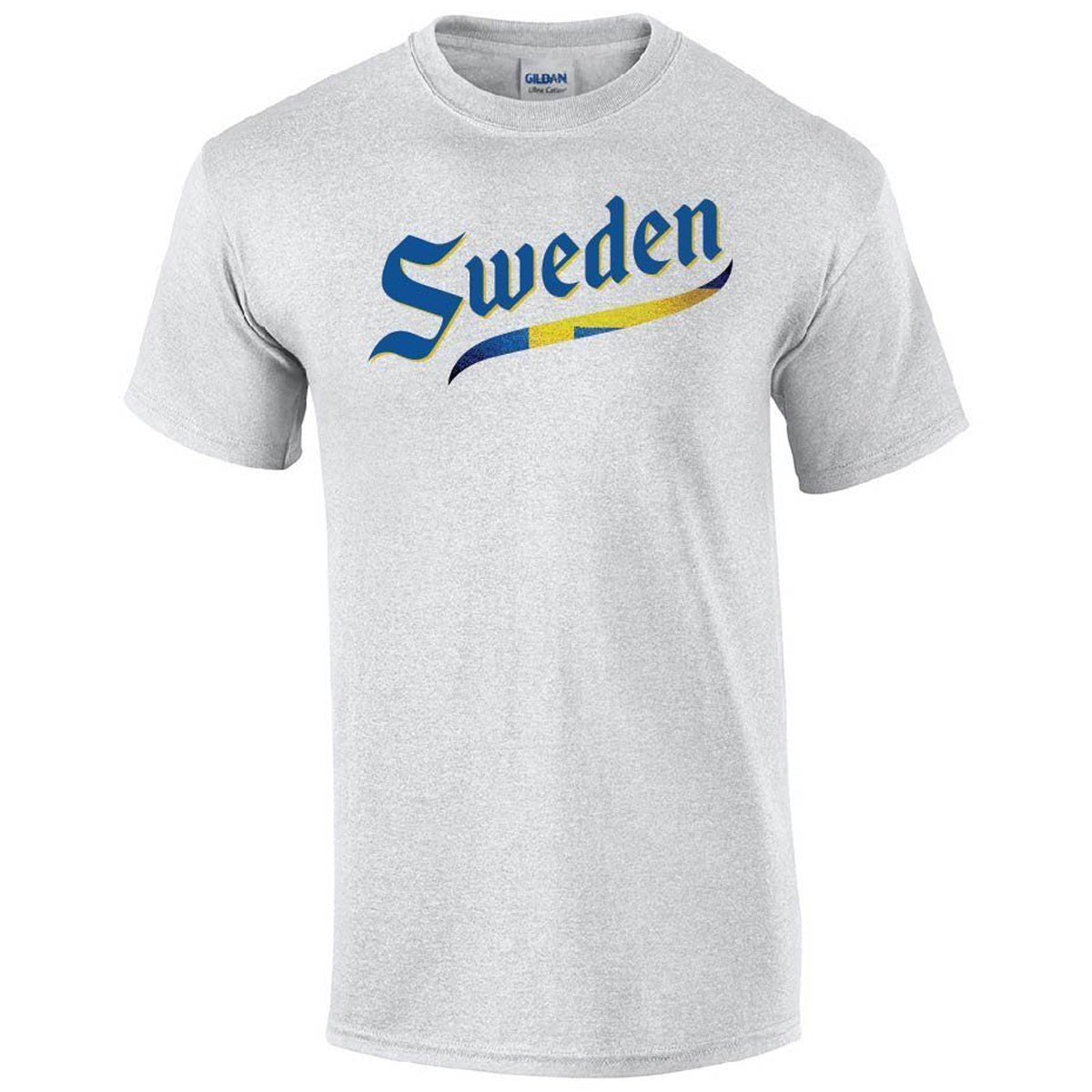 Sweden Script World Cup 2022 Printed Tee T-shirts 411 Youth Medium Ash Youth