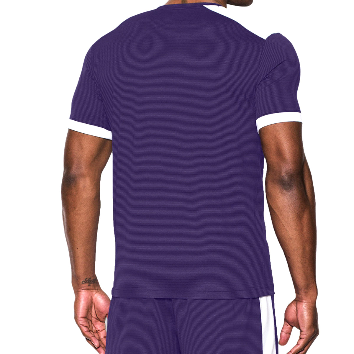 Under Armour Fixture Men's Soccer Jersey - Purple Jersey Under Armour 