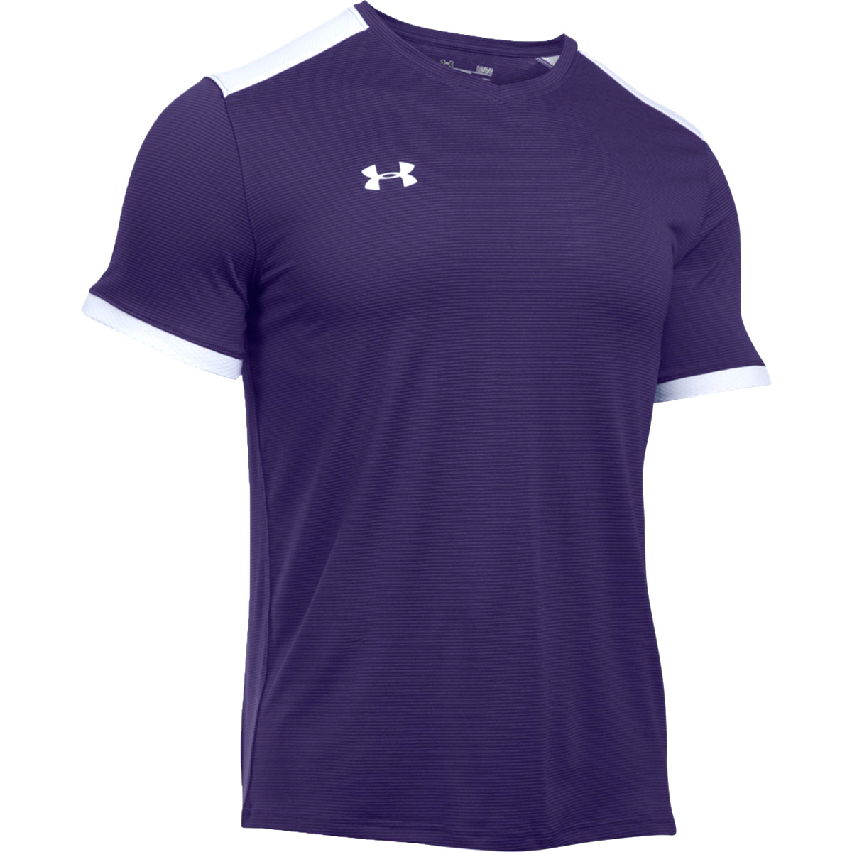 Under Armour Fixture Men's Soccer Jersey - Purple Jersey Under Armour 