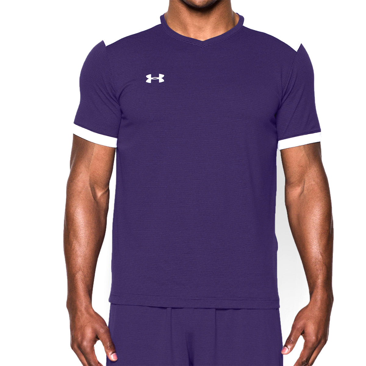 Under Armour Fixture Men&#39;s Soccer Jersey - Purple Jersey Under Armour Medium Purple 