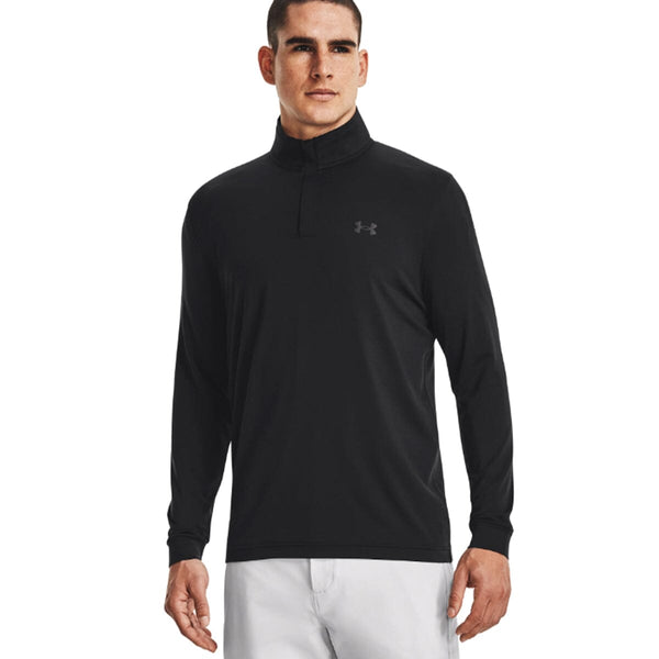 Under Armour Men&#39;s UA Playoff ¼ Zip Jacket Under Armour Adult Small Black / Jet Gray 