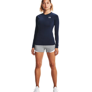 Under Armour Women's HeatGear Compression Long Sleeve - Black, MD