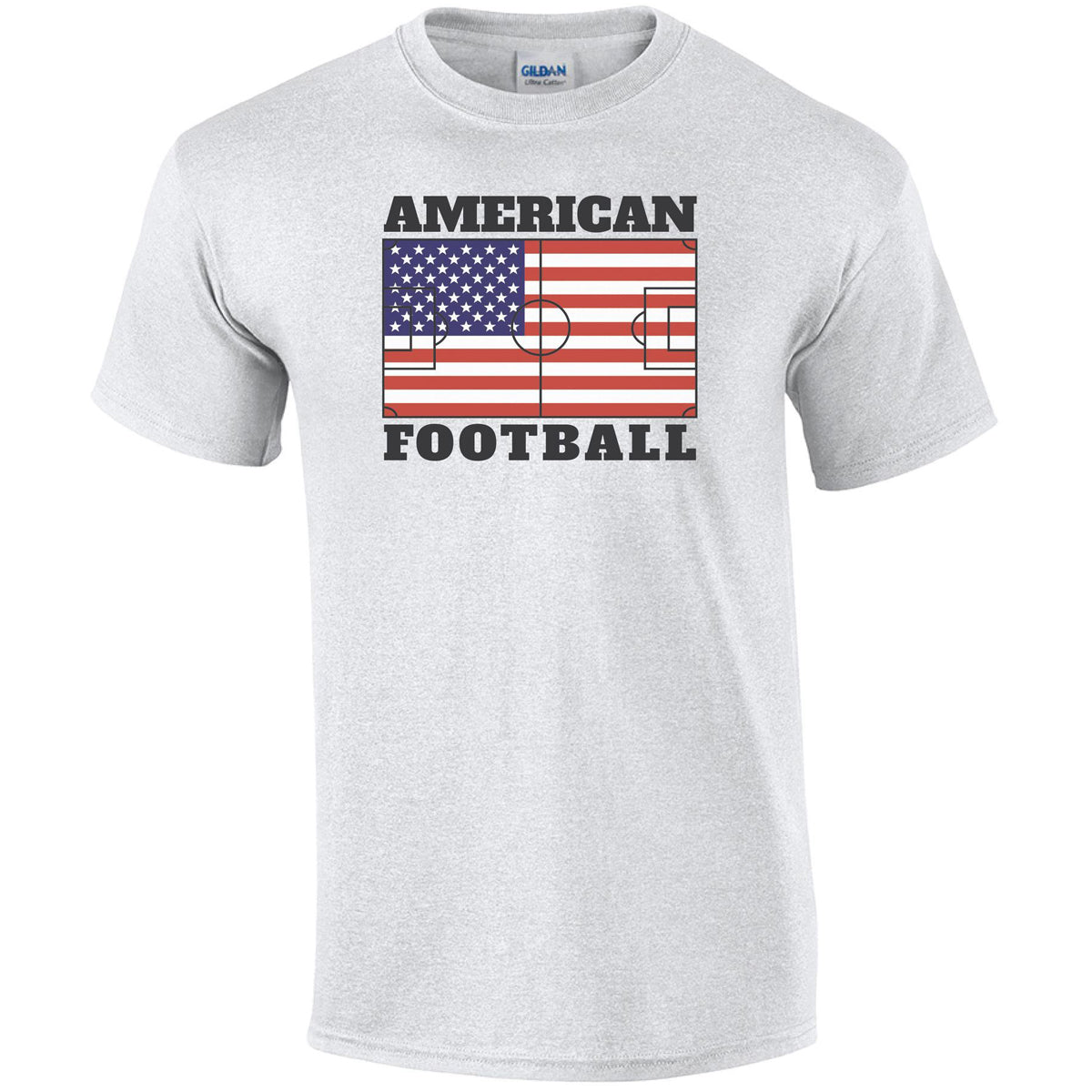 USA Soccer T-Shirt - American Football T-shirts 411 Youth Medium Ash 