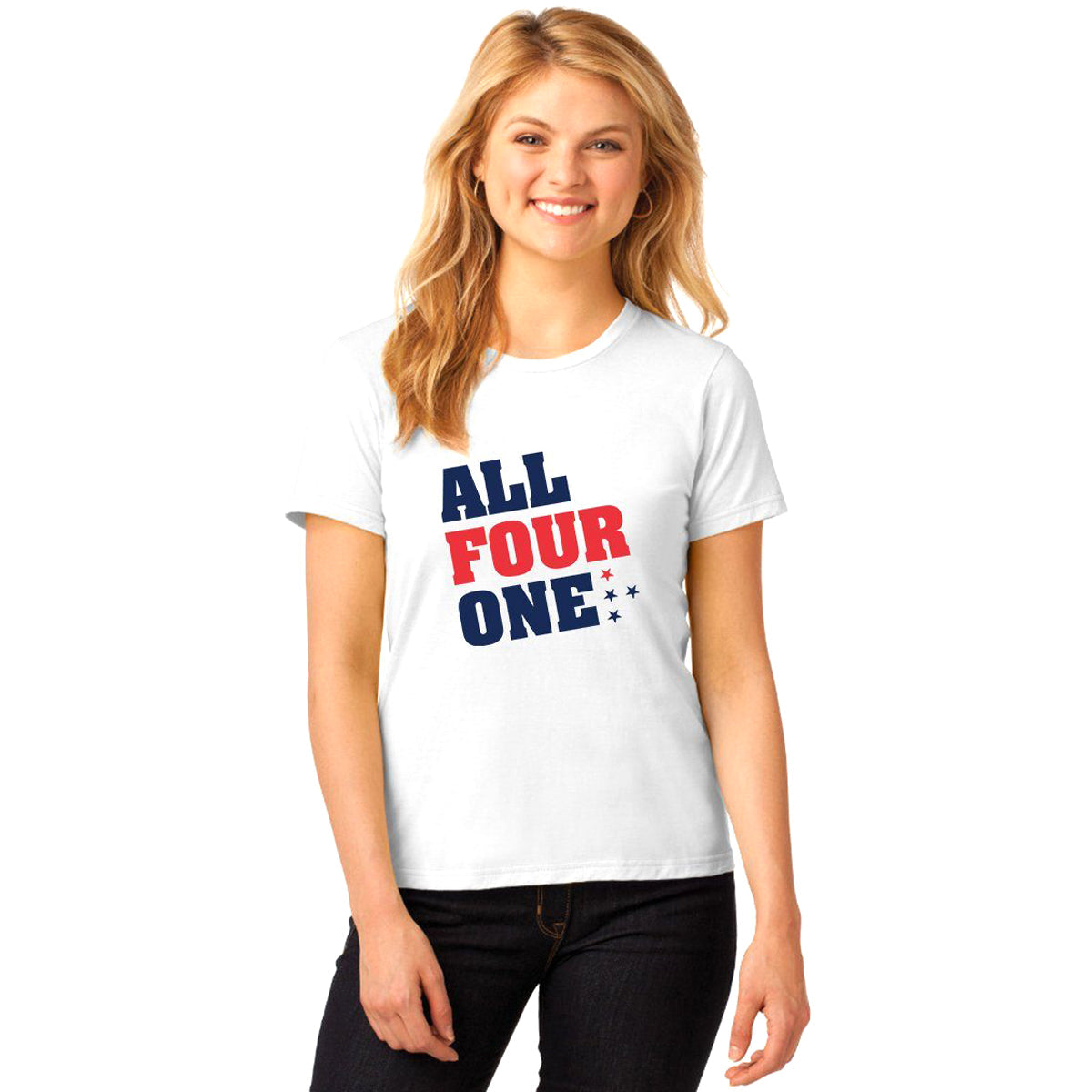 USA World Cup 2019 Champions Shirt - All 4 one T-shirts 411 Small White Women's