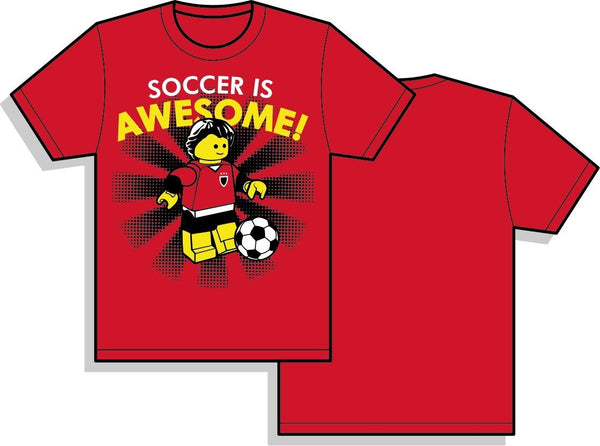 Utopia Soccer is Awesome Short Sleeve Soccer T-Shirt T-Shirt Utopia Youth Small Red 
