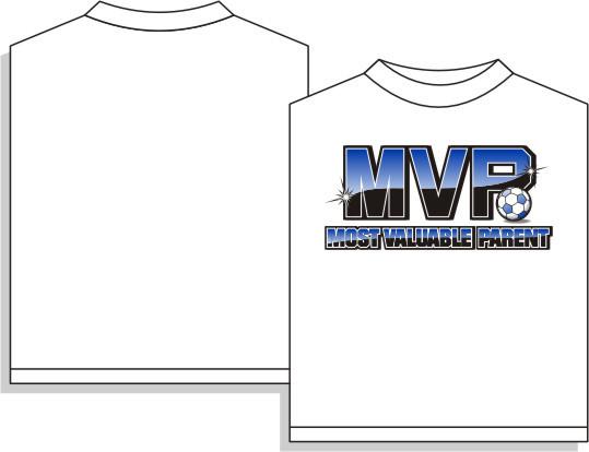 Utopia Soccer MVP Most Valuable Parent Short Sleeve T-Shirt Humorous Shirt Utopia Adult Small White 