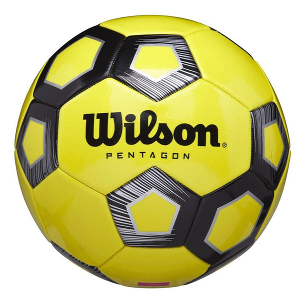 Wilson Pentagon Soccer Ball Soccer Ball Wilson 3 Yellow 