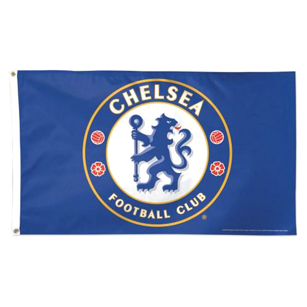 WinCraft Chelsea FC Flag - Deluxe 3&#39; X 5&#39; Accessories WinCraft Blue 