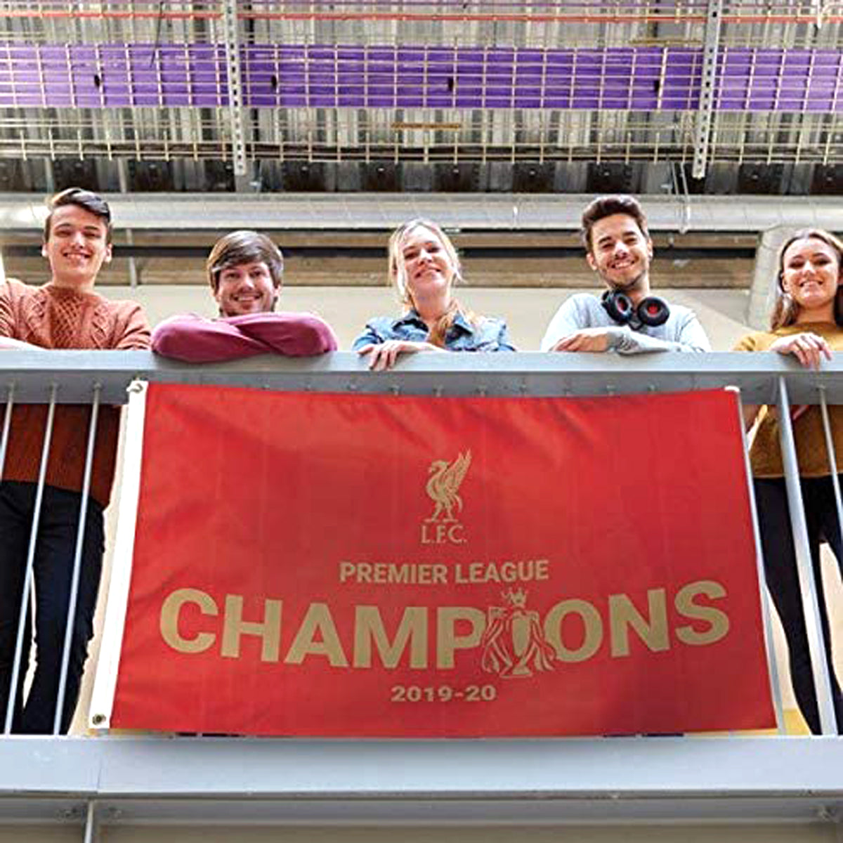 WinCraft Liverpool FC Premier League Champions 2019-20 Deluxe Flag 3' x 5' Accessories WinCraft 