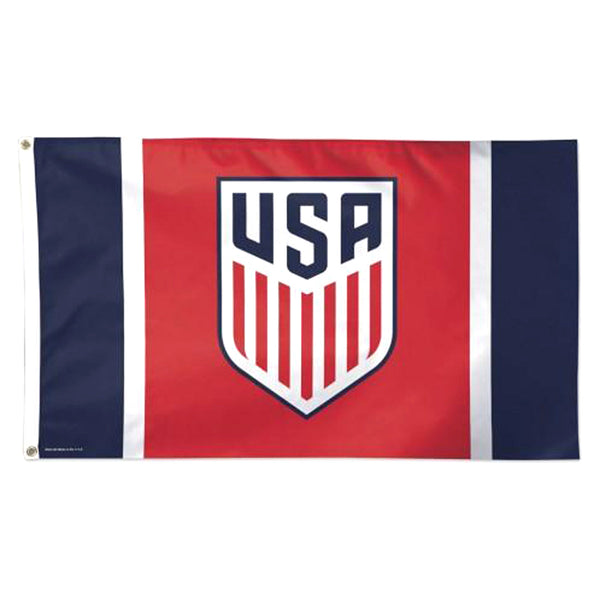 WinCraft US Soccer - National Team Flag - Deluxe 3&#39; X 5&#39; Accessories WinCraft Red/Navy 
