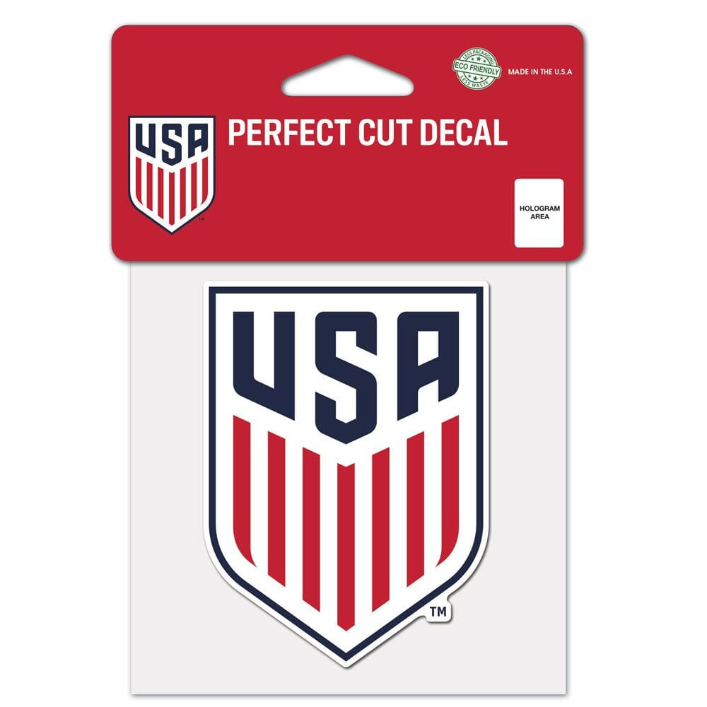 WinCraft US Soccer - National Team Perfect Cut Color Decal 4&quot; X 4&quot; Accessories WinCraft 