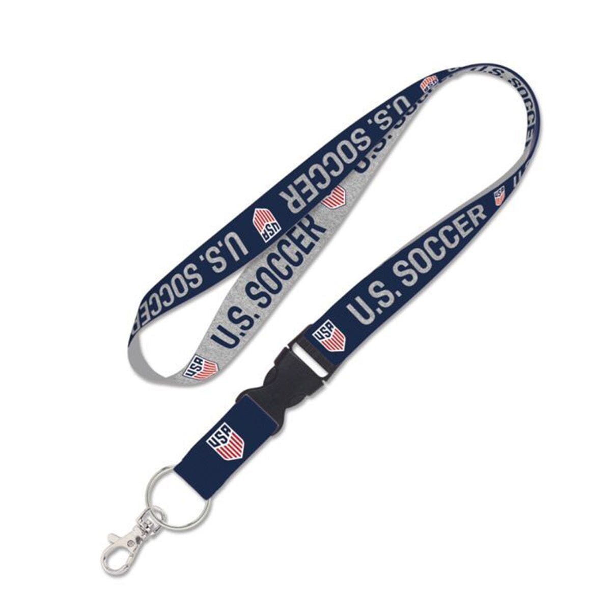 WinCraft Us Soccer - Us Mens National Team Heathered Lanyard W/detachable Buckle 1&quot; Accessories WinCraft Blue 