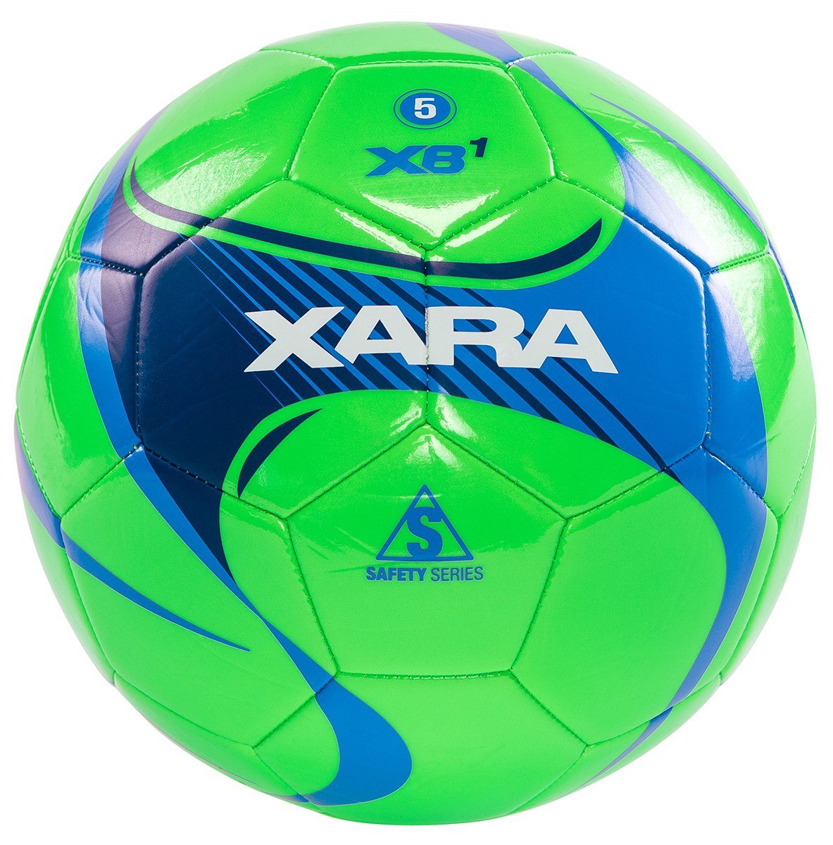 Xara XB1 V5 Soccer Ball | 8051 Soccer Ball Xara 3 Fluro Green/Royal 